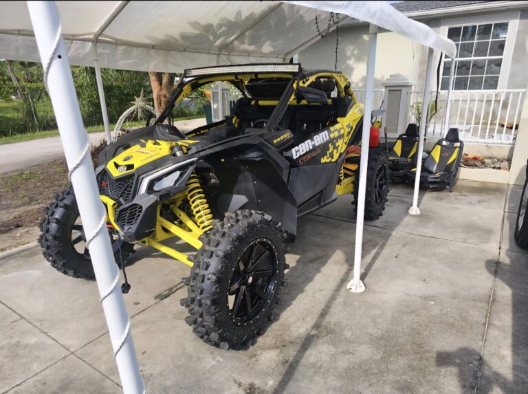 Side-by-side UTV ready for Powersports diagnostics and repair at M33 Powersport Performance